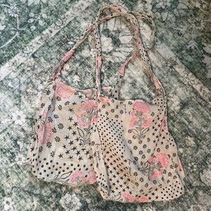 Free People Cloth Lightweight Shopping Tote Boho